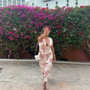 Abercrombie Floral Print Sleeveless Dress